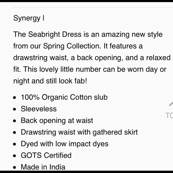 Synergy Organic Clothing Seabright Coral Dress - Picture 12 of 13